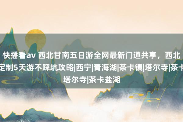 快播看av 西北甘南五日游全网最新门道共享，西北甘南定制5天游不踩坑攻略|西宁|青海湖|茶卡镇|塔尔寺|茶卡盐湖